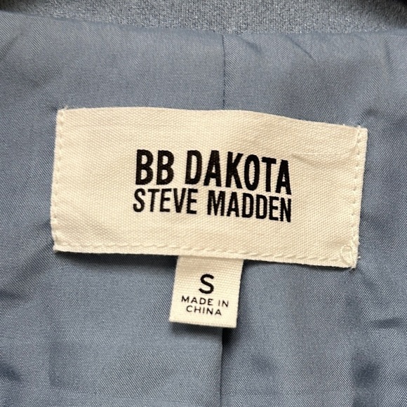 BB Dakota Blue Moto Jacket Size Small - Picture 2 of 14